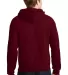 Gildan 18500 Heavyweight Blend Hooded Sweatshirt GARNET back view