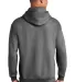 Gildan 18500 Heavyweight Blend Hooded Sweatshirt in Graphite heather back view