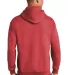 Gildan 18500 Heavyweight Blend Hooded Sweatshirt in Hth spt scrlt rd back view