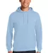Gildan 18500 Heavyweight Blend Hooded Sweatshirt in Light blue front view