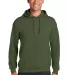 Gildan 18500 Heavyweight Blend Hooded Sweatshirt in Military green front view