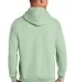 Gildan 18500 Heavyweight Blend Hooded Sweatshirt in Mint green back view