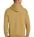 Gildan 18500 Heavyweight Blend Hooded Sweatshirt in Old gold back view