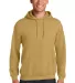 Gildan 18500 Heavyweight Blend Hooded Sweatshirt in Old gold front view