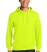 Gildan 18500 Heavyweight Blend Hooded Sweatshirt in Safety green front view