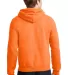 Gildan 18500 Heavyweight Blend Hooded Sweatshirt in S orange back view