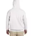 Gildan 18500 Heavyweight Blend Hooded Sweatshirt WHITE back view