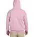 Gildan 18500 Heavyweight Blend Hooded Sweatshirt in Light pink back view