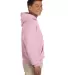 Gildan 18500 Heavyweight Blend Hooded Sweatshirt in Light pink side view
