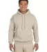 Gildan 18500 Heavyweight Blend Hooded Sweatshirt in Sand front view