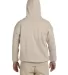Gildan 18500 Heavyweight Blend Hooded Sweatshirt in Sand back view
