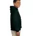 Gildan 18500 Heavyweight Blend Hooded Sweatshirt in Forest green side view