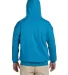 Gildan 18500 Heavyweight Blend Hooded Sweatshirt in Sapphire back view