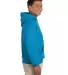Gildan 18500 Heavyweight Blend Hooded Sweatshirt in Sapphire side view