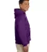 Gildan 18500 Heavyweight Blend Hooded Sweatshirt in Purple side view