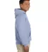 Gildan 18500 Heavyweight Blend Hooded Sweatshirt in Light blue side view