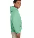 Gildan 18500 Heavyweight Blend Hooded Sweatshirt in Mint green side view