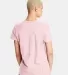 Hanes Ladies Nano T Cotton T Shirt SL04 Pale Pink back view