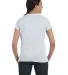 Hanes Ladies Nano T Cotton T Shirt SL04 Ash back view