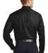 CornerStone Long Sleeve SuperPro Twill Shirt SP17 Black back view