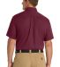 CornerStone Short Sleeve SuperPro Twill Shirt SP18 in Burgundy