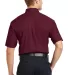 CornerStone Short Sleeve SuperPro Twill Shirt SP18 Burgundy back view