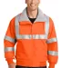 Port Authority Safety Challenger153 Jacket with Re Safety Orange front view