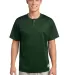 Sport Tek PosiCharge Tough Mesh153 Henley ST215 Forest Green front view