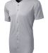 Sport Tek PosiCharge Tough Mesh153 Full Button Jer in Silver