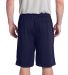 Sport Tek PosiCharge Tough Mesh153 Pocket Short ST in True navy back view