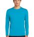 Sport Tek ST350LS Long Sleeve Competitor Tee  in Atomic blue front view