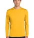 Sport Tek ST350LS Long Sleeve Competitor Tee  in Gold front view