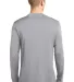 Sport Tek Long Sleeve Competitor153 Tee ST350LS Silver back view