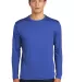 Sport Tek ST350LS Long Sleeve Competitor Tee  in True royal front view