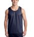 Sport Tek PosiCharge Classic Mesh 8482 Reversible  in True navy/wh front view
