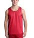 Sport Tek PosiCharge Classic Mesh 8482 Reversible  True Red/Wh front view