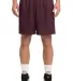 Sport Tek PosiCharge Classic Mesh 8482 Short ST510 in Maroon front view