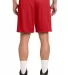 Sport Tek PosiCharge Classic Mesh 8482 Short ST510 in True red back view