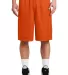 Sport Tek Extra Long PosiCharge Classic Mesh 8482  in Deep orange front view