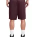Sport Tek Long PosiCharge Classic Mesh 8482 Short  Maroon back view