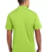 Sport Tek Micropique Sport Wick Polo ST650 in Lime shock back view
