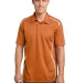 Sport Tek Vector Sport Wick Polo ST670 Texas Orng/Wht front view