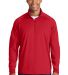 Sport Tek Sport Wick Stretch 12 Zip Pullover ST850 in True red front view