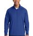 Sport Tek Sport Wick Stretch 12 Zip Pullover ST850 in True royal front view