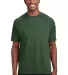Sport Tek Dry Zone153 Short Sleeve Raglan T Shirt  in Forest green front view
