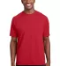 Sport Tek Dry Zone153 Short Sleeve Raglan T Shirt  in True red front view