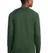 Sport Tek Dry Zone153 Long Sleeve Raglan T Shirt T Forest Green back view