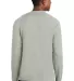 Sport Tek Dry Zone153 Long Sleeve Raglan T Shirt T in Silver back view