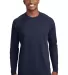 Sport Tek Dry Zone153 Long Sleeve Raglan T Shirt T in True navy front view