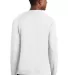 Sport Tek Dry Zone153 Long Sleeve Raglan T Shirt T in White back view